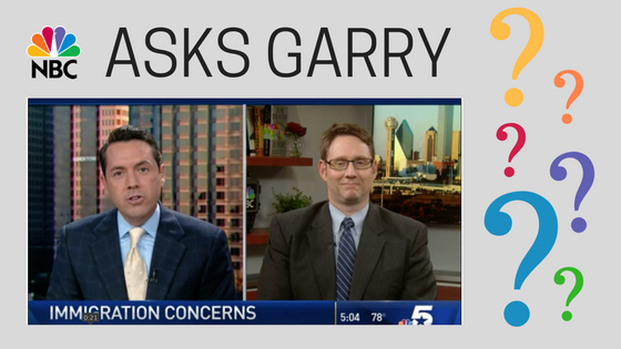 NBC 5 Asks Garry Davis | Dallas Immigration Attorney | Davis and Associates