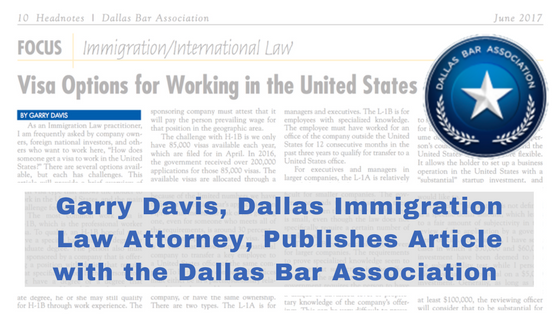 Davis & Associates | Garry Davis | Texas Immigration Law