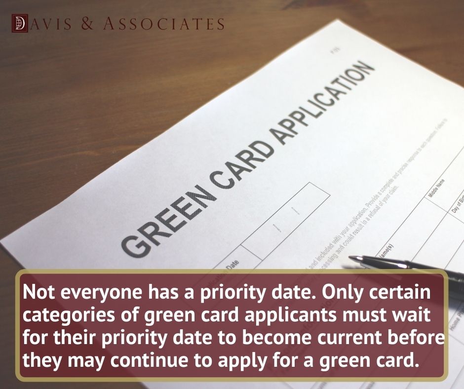 What Is a Priority Date? Green Card Application Davis & Associates