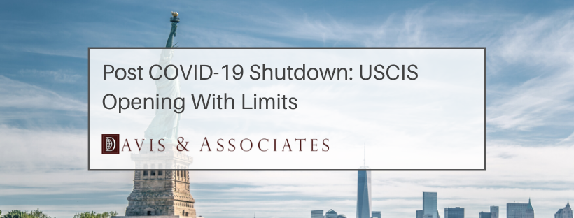 COVID-19 Update Dallas: USCIS Reopening with limits