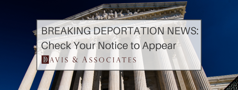 BREAKING NEWS FOR REMOVAL PROCEEDINGS: Niz-Chavez v. Garland and Notices to Appear