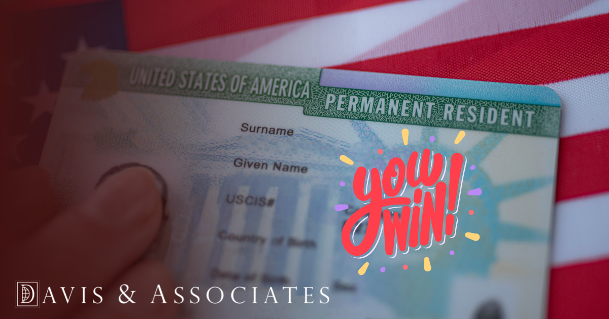 Diversity Visa Lottery with Davis & Associates