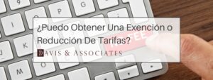 ¿Puedo Obtener Una Exención o Reducción De Tarifas